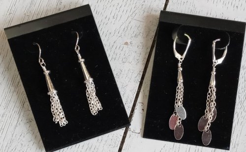 Judy Larson's Gemstone Chains Reimagined - , Contemporary Wire Jewelry, Butane Torch, Soldering, Solder, earrings